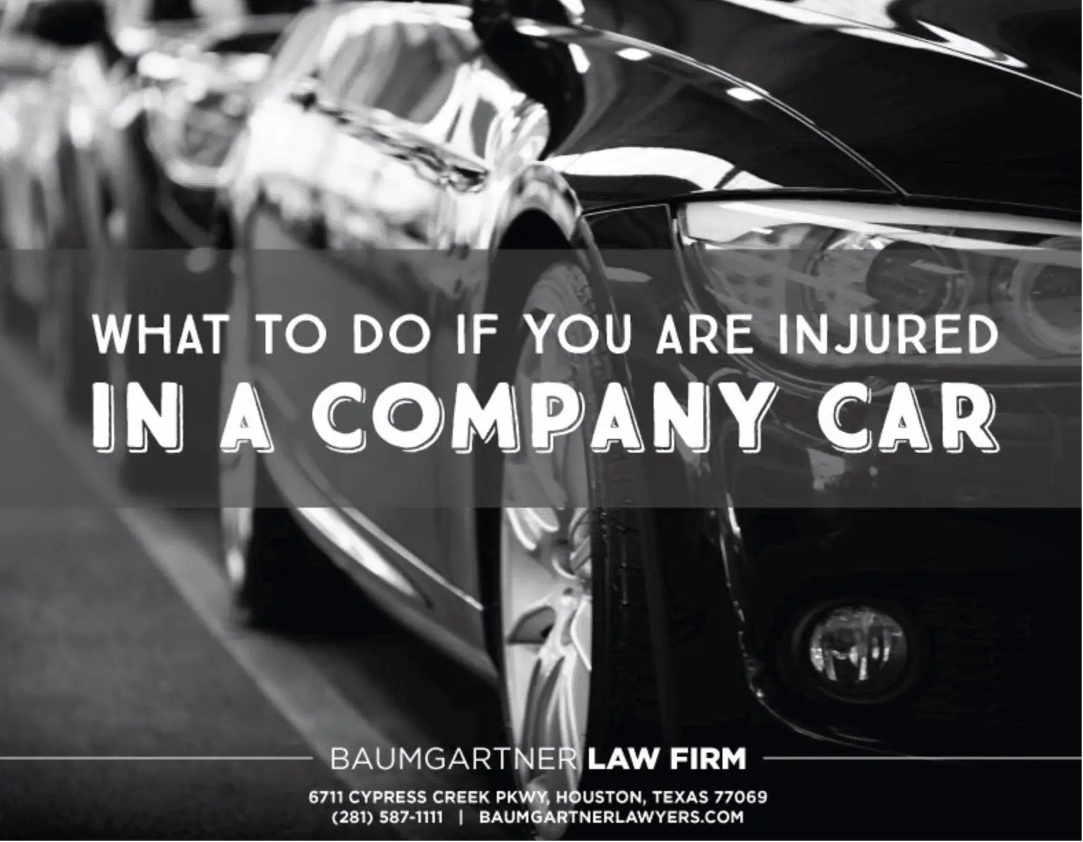 What To Do If You Are Injured In A Company Car in Houston?