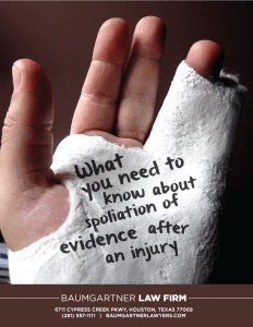 Destruction of evidence in Texas