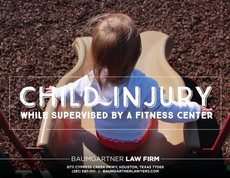 health club child injury