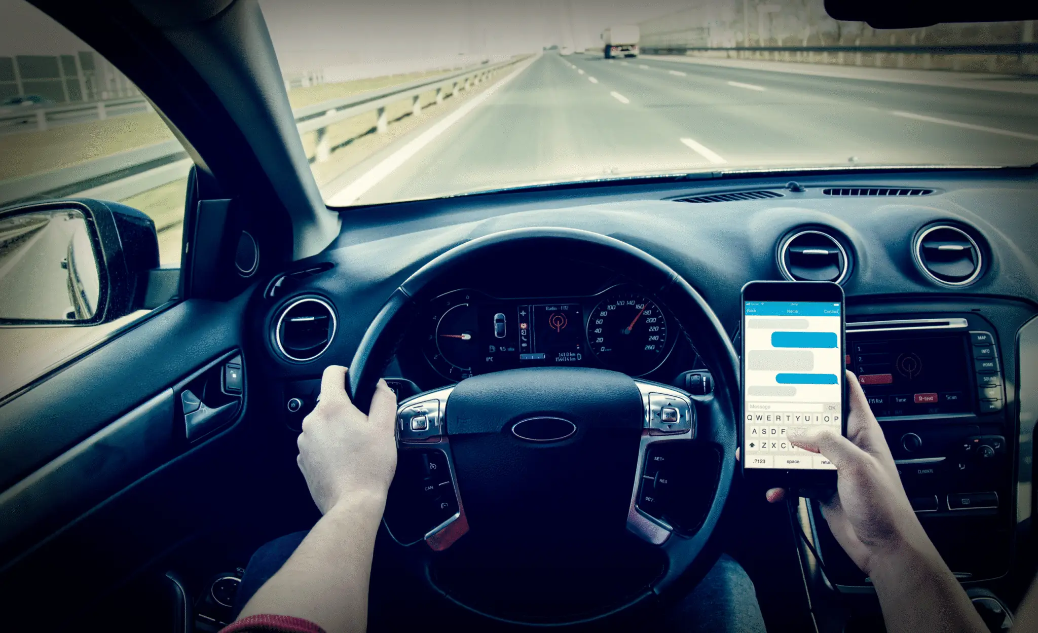 Proving the Other Driver was Texting in an Accident in Houston