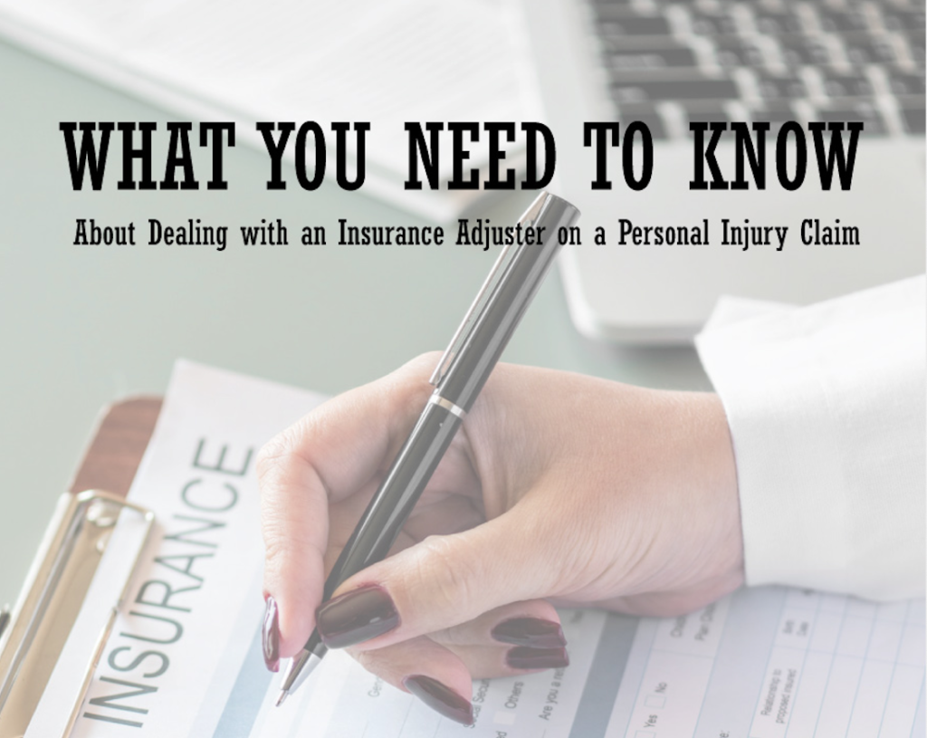 What you need to know about dealing with an insurance adjuster