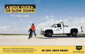 Move over slow down Texas law