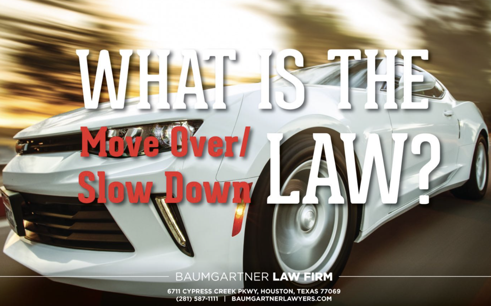 Move over slow down law