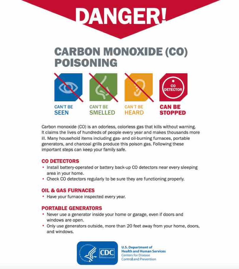 carbon monoxide poisoning guide