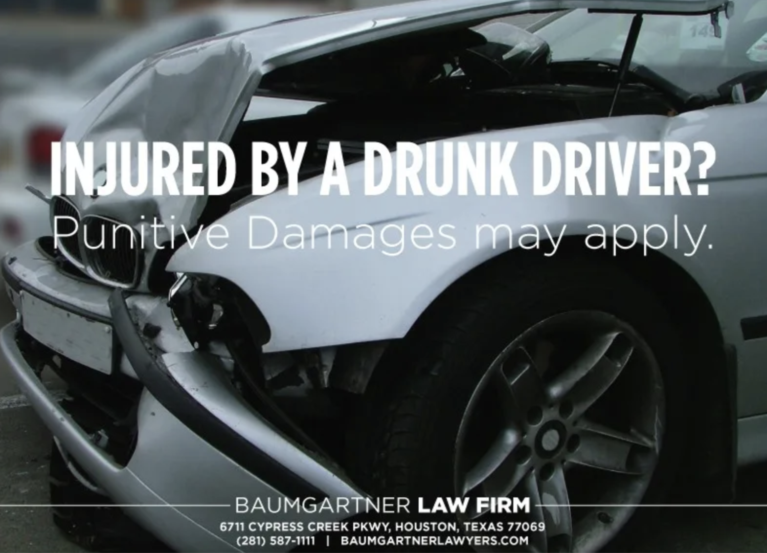 Drunk Driver accident and punitive damages in Texas