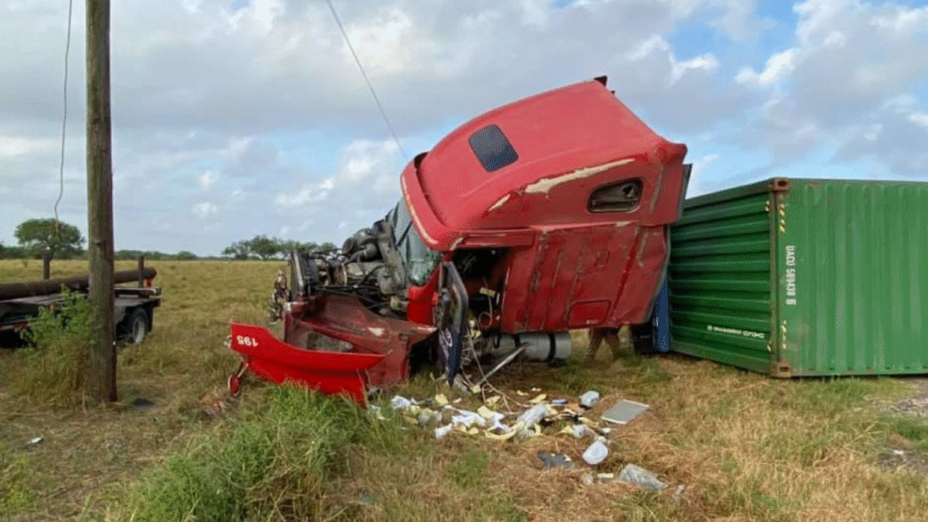 Fatal Truck Wreck on US 59