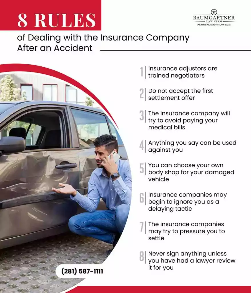 Dealing with an insurance adjuster after an accident