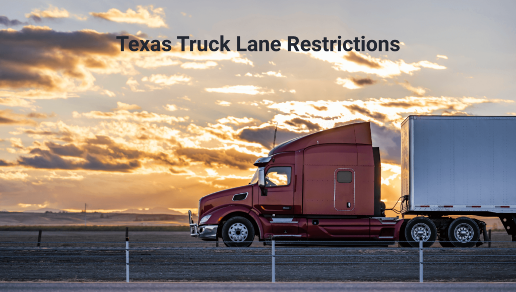 Texas truck lane restrictions