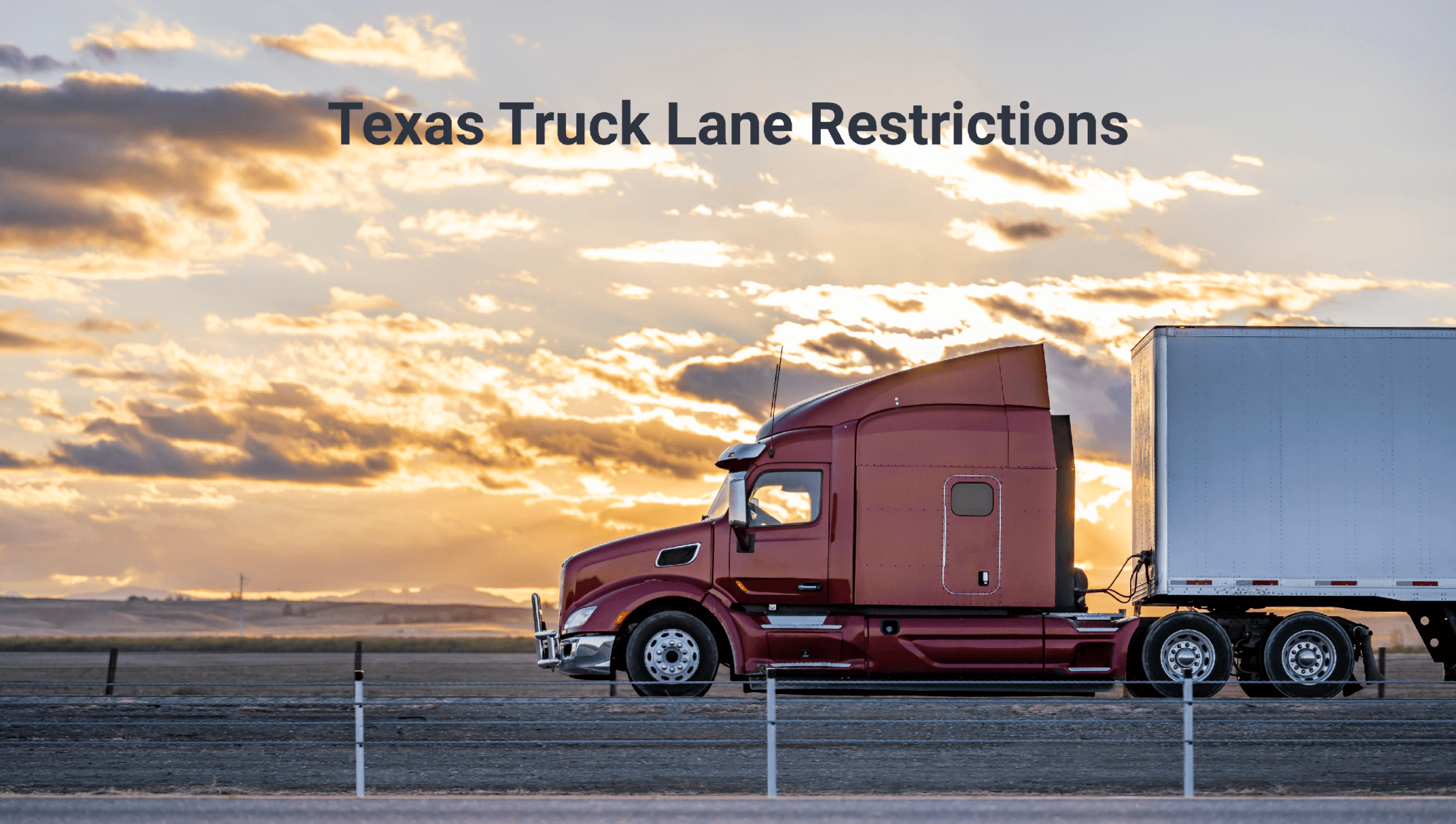 Texas truck lane restrictions