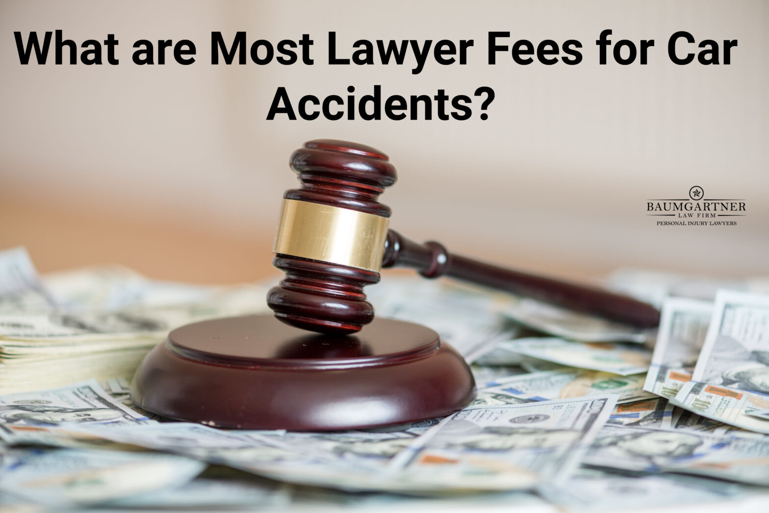 What are most lawyer fees for car accidents?