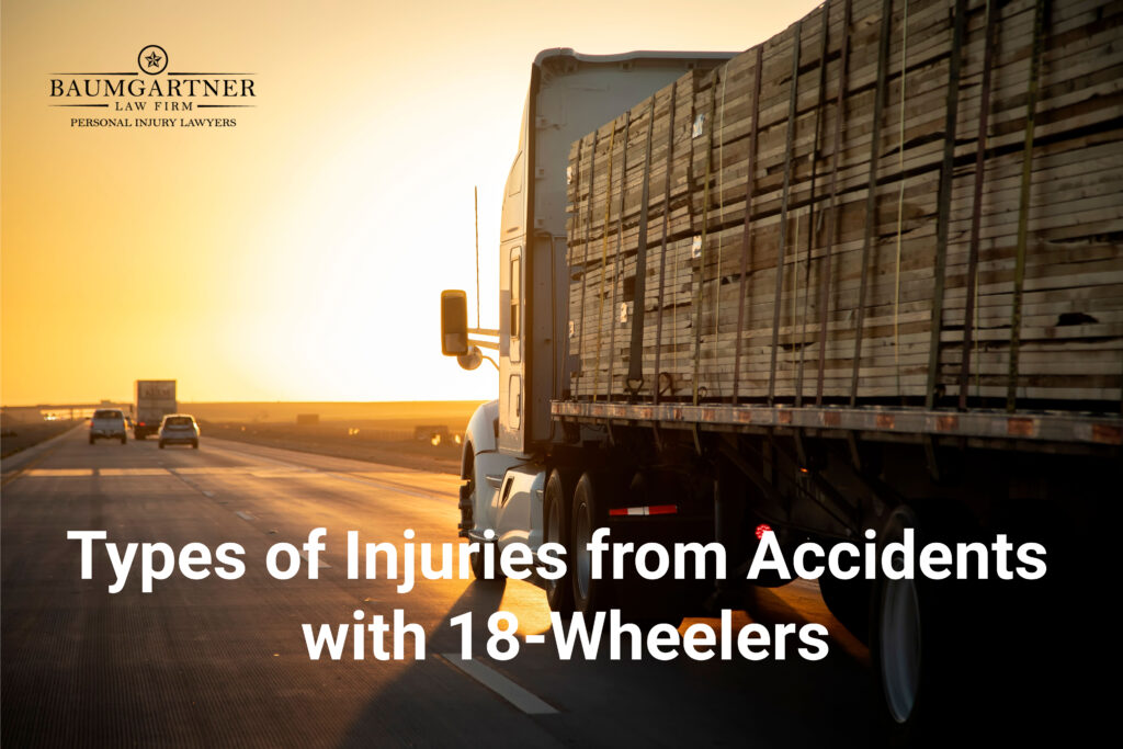 Types of Injuries from accidents with 18-wheelers