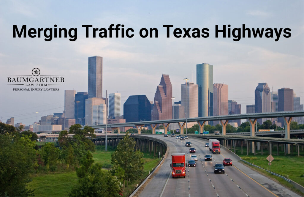Merging traffic on Texas highways