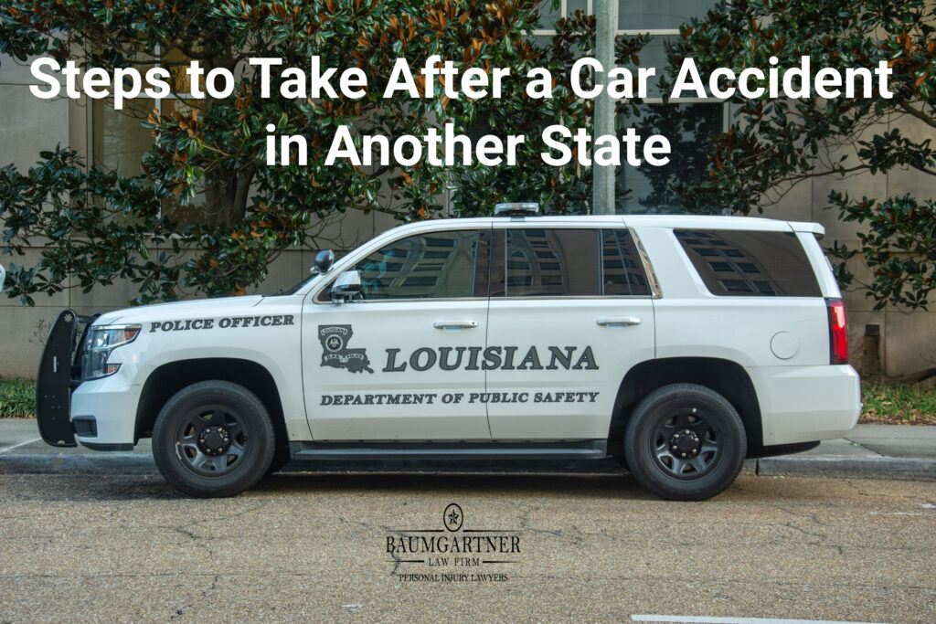 Steps to take after a car accident in another state