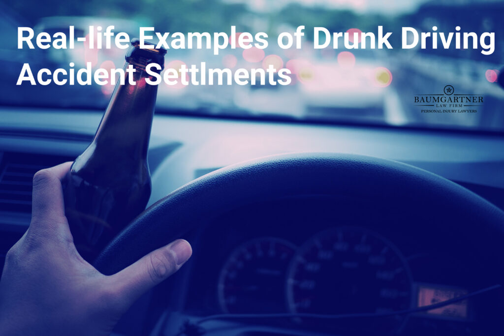 Real-life examples of drunk driving accident settlements