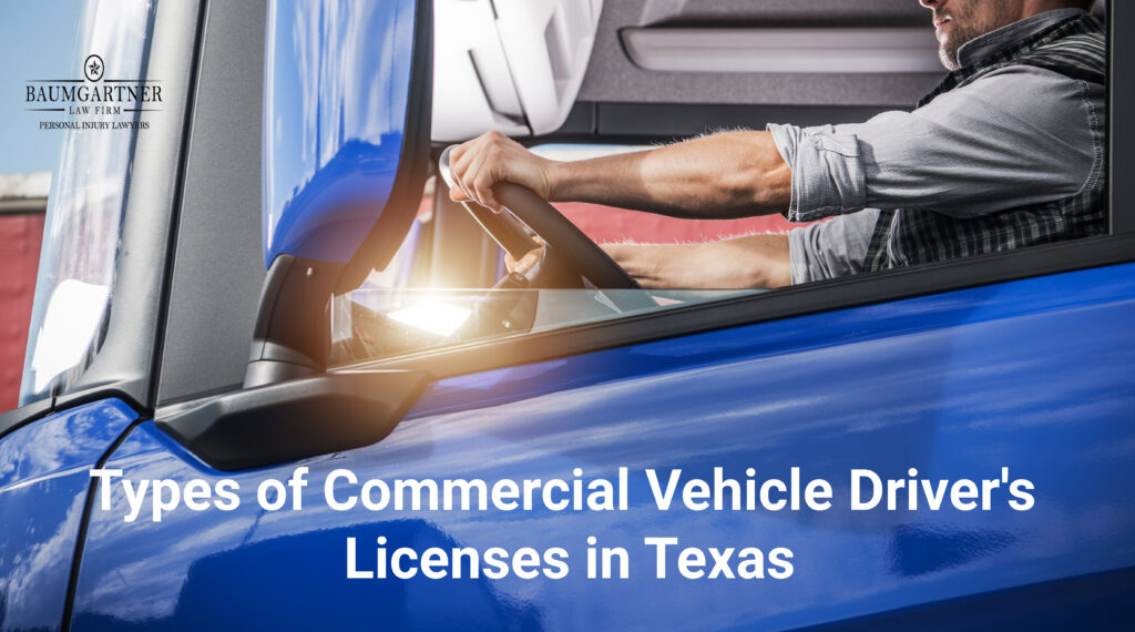 Types of commercial driver's licenses in Texas