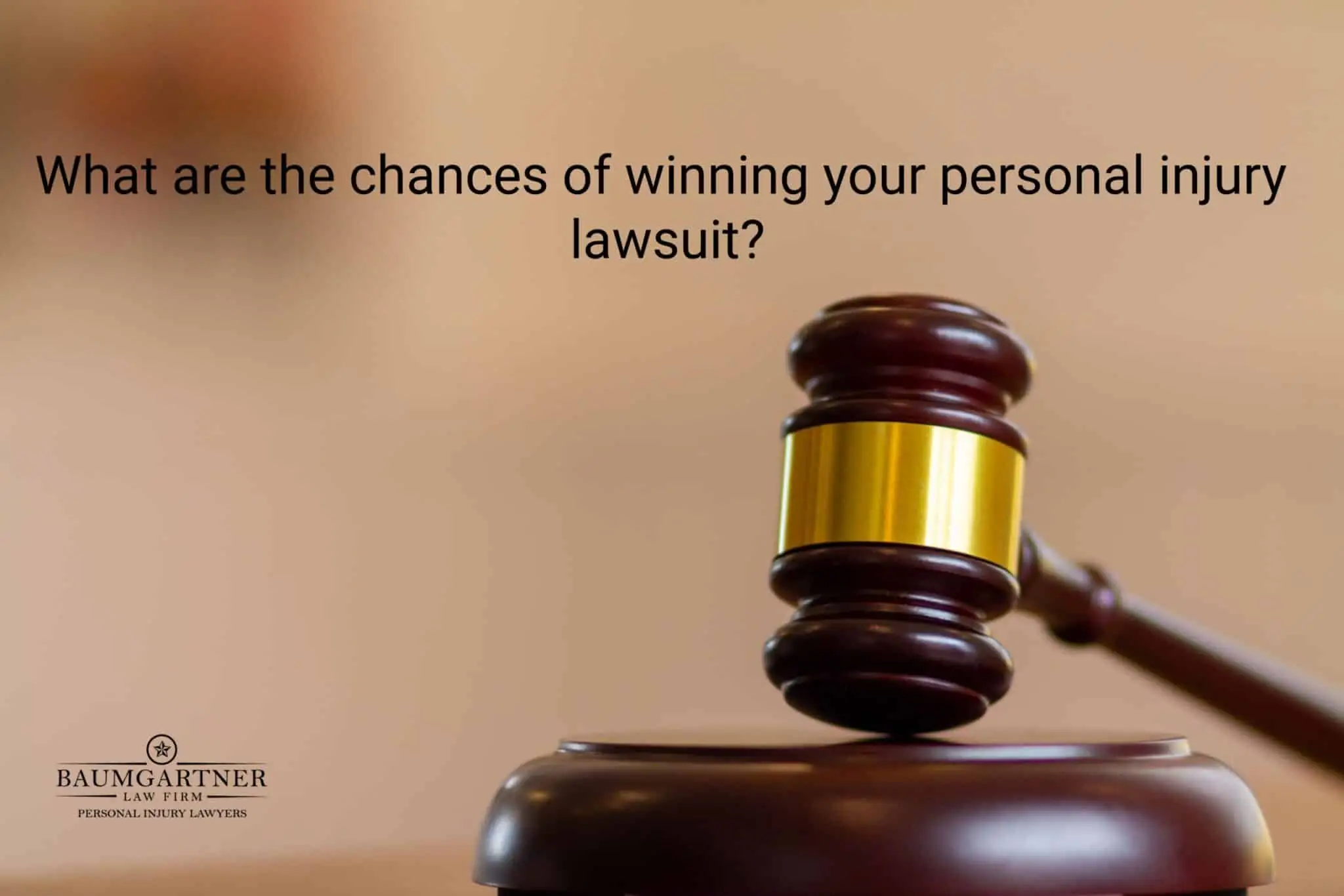 Chances of winning a personal injury lawsuit