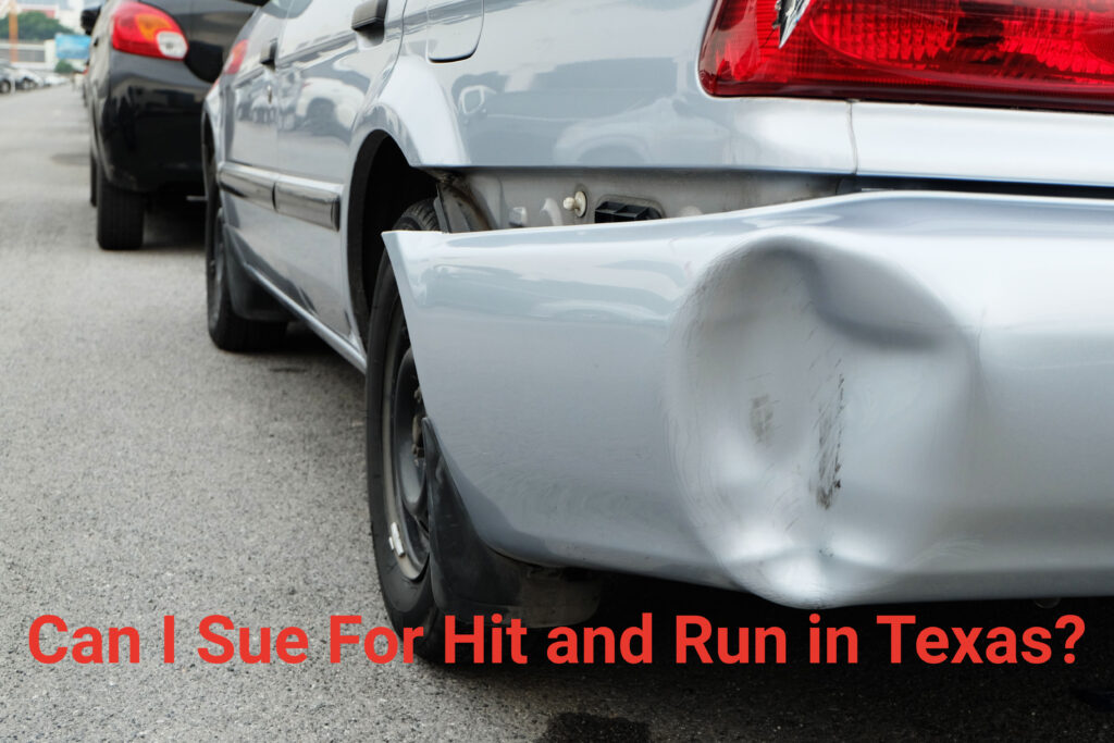 Can I sue for hit and run in Texas?