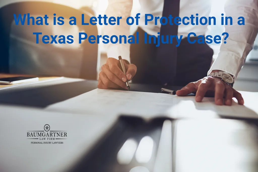 What is a letter of protection in a Texas personal injury case?