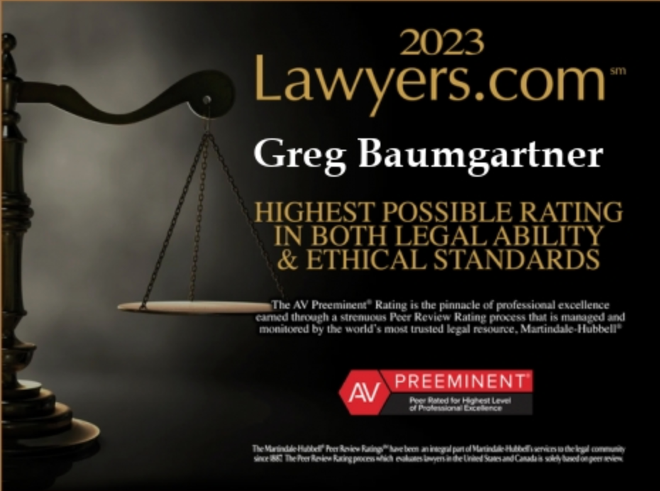 Preeminent rated Houston lawyer
