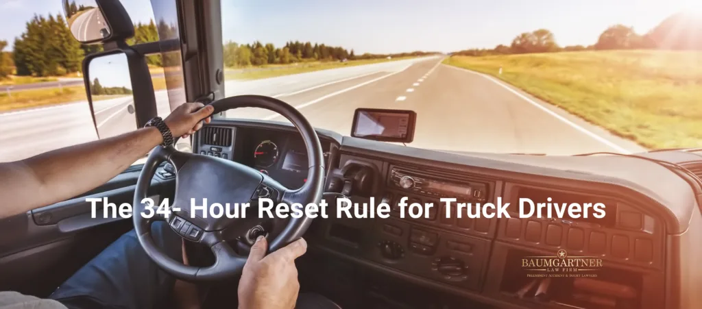 34 hour rule for truck drivers