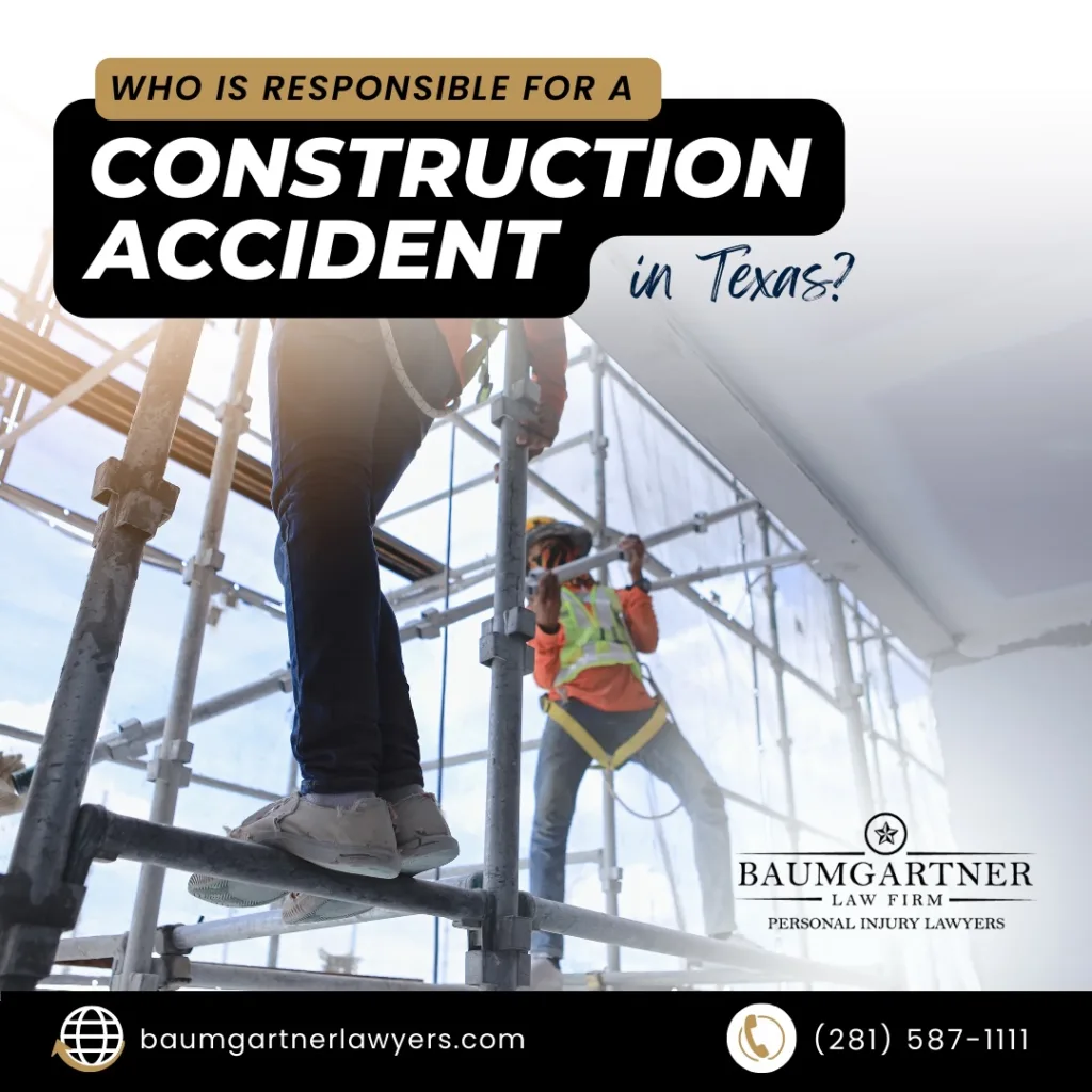Who is responsible for a construction accident?