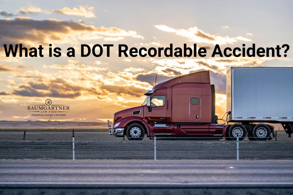 What is a DOT recordable accident?