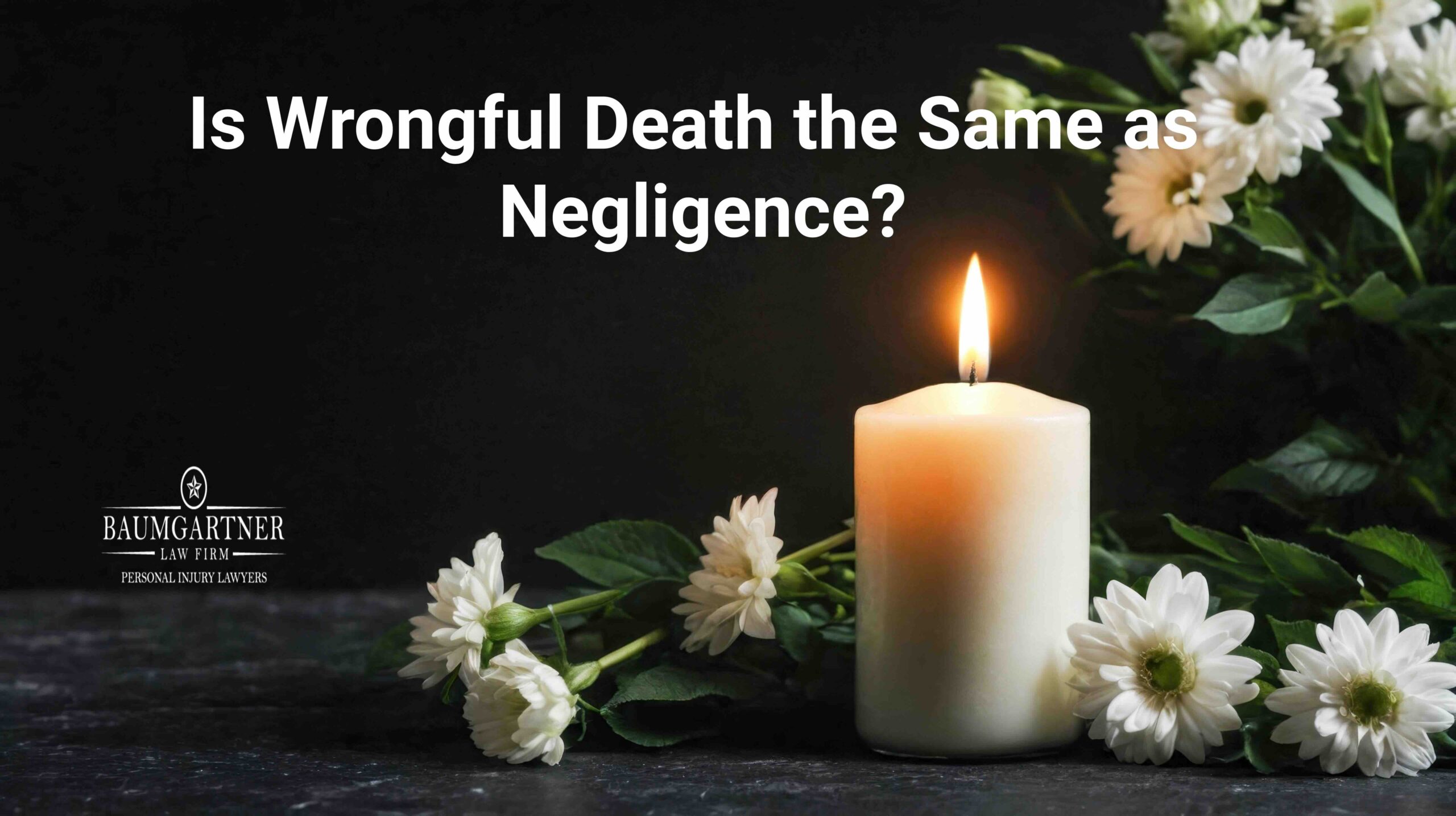 Is wrongful death the same as negligence?