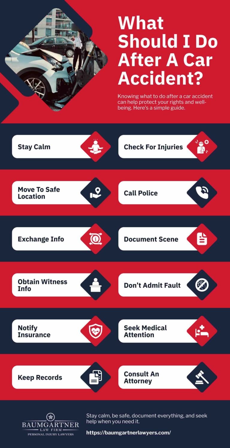 what to do immediately after a car accident in Houston?