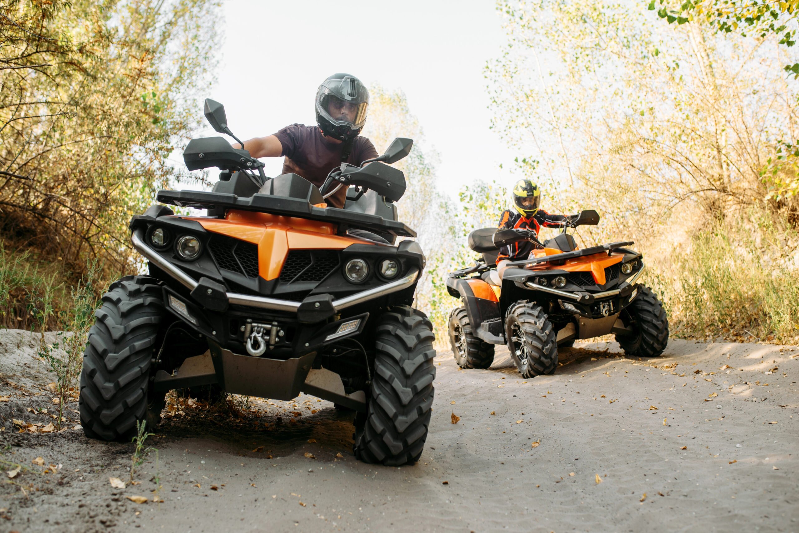 Investigating liability in ATV rollovers - 2 ATV's on a trail
