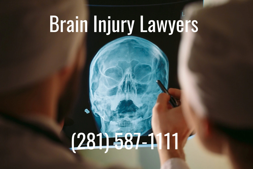 Investigating liability in severe head injuries - 2 men draw's a brain