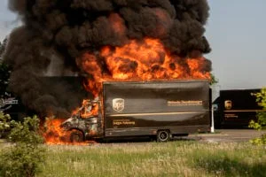 Accident with a UPS driver