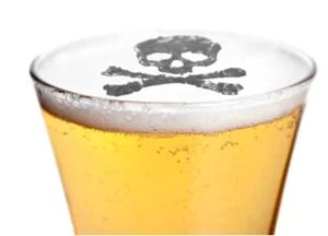 Beer with warning