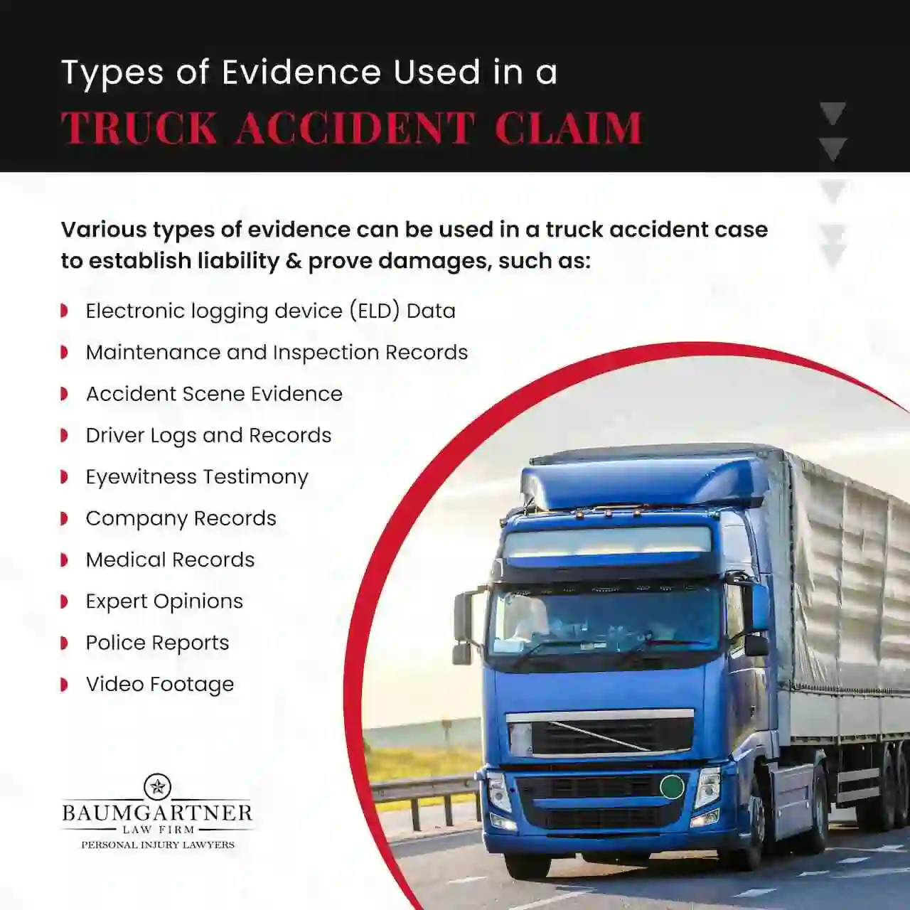 Houston truck accident lawyer investigating commercial vehicle crash evidence