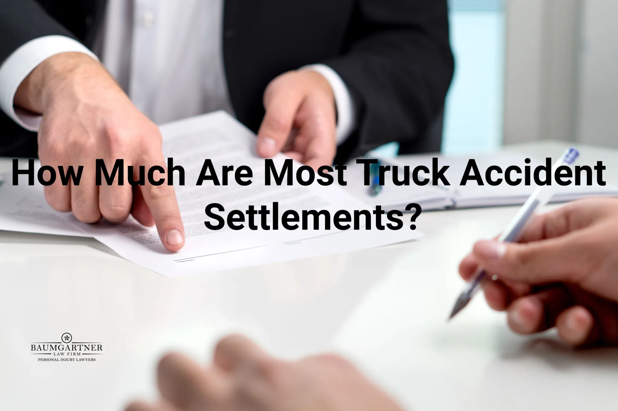 Average truck accident settlement Houston attorney consultation