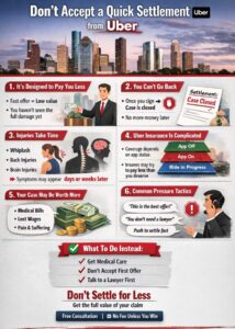 Don't Accept a Quick Settlement from Uber infographic